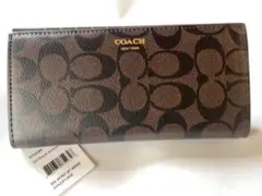 [新品未使用]COACH F74599 カラー：ダークブラウン 財布