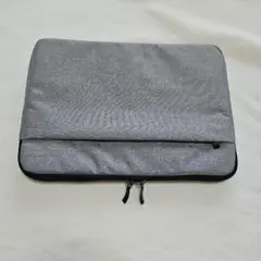 グレー ノートPCケース 約31.5cm x 22cm