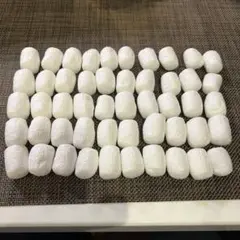 白い楕円形梱包用緩衝材50個セット