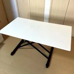 昇降ダイニングテーブル　113×60cm