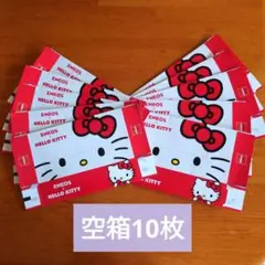 ENEOS×HELLO KITTY ティッシュ空箱（赤白）10枚