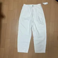 GU デニムカーブタックパンツ