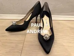 Paul Andrew ポールアンドリュー　定価10万　パンプス ビジュー　黒