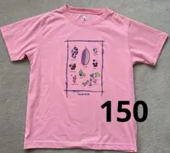 モンベル mont-bell キッズ Tシャツ 150cm 木の実 ピンク