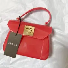 【新品・未使用】FURLA フルラ キャンディバック 赤