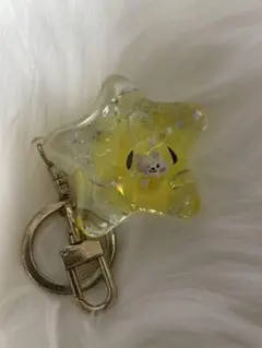 CHIMMYアクリルグリッターキーホルダー BT21