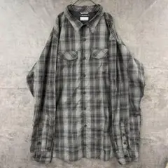 コロンビア アウトドアシャツ 2XL 灰色 OMNI-SHADE【5363】