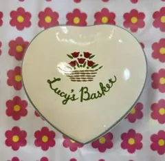 ルーシーズバスケット　Lucys Basket　ハート　小物入れ　陶器製