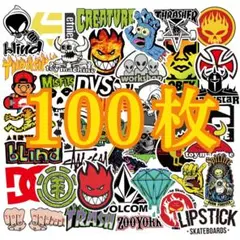 スケボー　アメリカ　ストリート　ステッカー　100枚　防水　シール　ボム