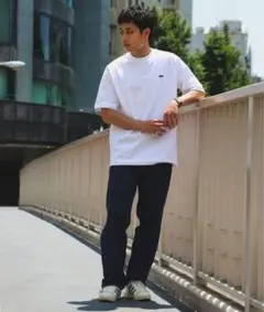 BEAMS 【別注】LACOSTE / ロゴTシャツ