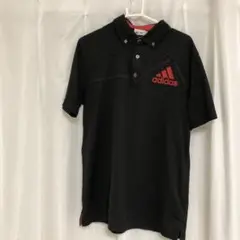 adidas ポロシャツ ブラック/レッド