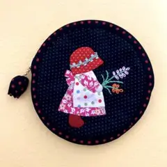 ハンドメイド　スーちゃん ポーチ【105】スーちゃん 丸ポーチ