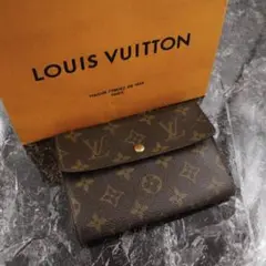 ✨美品✨ VUITTON 折り財布 フラップ モノグラム ブラウン 大人気 高級
