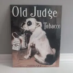 Old Judge タバコ広告 プレート