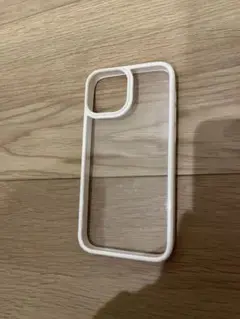 【 iPhone13mini】iPhoneケース　クリア　ホワイト