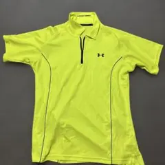 Under Armour 蛍光イエロー 半袖ポロシャツ　　サイズXL メンズ用