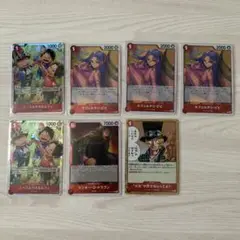 ワンピースカード　受け継がれる意志　エース　サボ　ルフィ　ビビ　ドラゴン