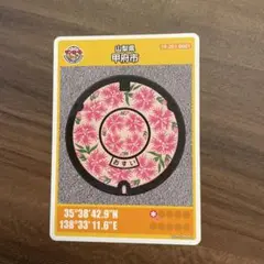 マンホールカード山梨県甲府市