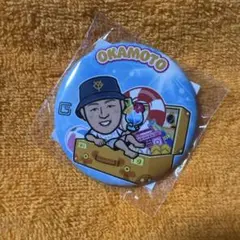ジャイアンツ　ガチャ　缶バッジ　岡本