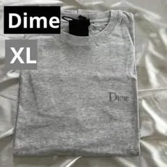 新品.未使用★Dime スモール　クラシック　ロゴ　ASH XLサイズ