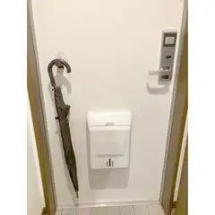 壁掛け傘立て ホワイト