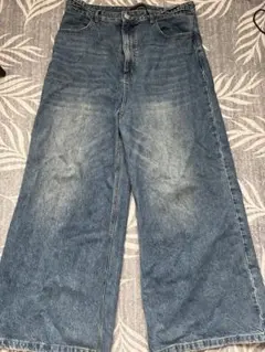 MASONPRINCE ユニセックス ワイドレッグデニム