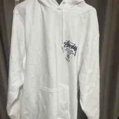 Stussy ホワイト フーディ