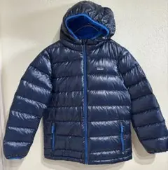 一点限り❣️美品♡patagonia ブルーダウンコート ボーイズＬ