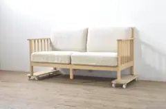 【送料込】北の住まい設計社 n’frame Sofa Ⅰ M (チェリー材)