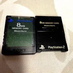 プレイステーション2　メモリーカード2セット
