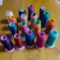 業務用ミシン糸/30番/エースクラウンなど１7本