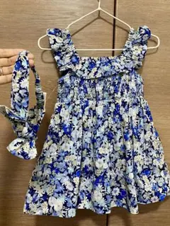 babyGAP ワンピース ヘアバンド付き