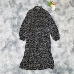179/WG NICOLE CLUB (M) 花柄 ロングワンピース Aライン