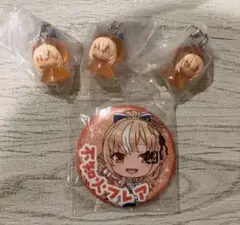 不知火フレア　缶バッジ　めじるしアクセサリー　4点セット　ホロライブ