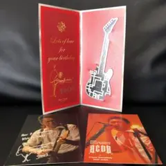 布袋寅泰　直筆バースデーカード 布袋寅泰/（非売品・直筆）beat crazy バースデーカード①