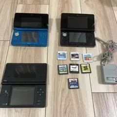 ニンテンドー3DS2台　DS1台　ソフトセット