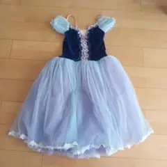 バレエ衣装 青と水色と紫のグラデーション