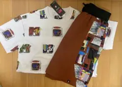 SPALDING MTVロゴ TシャツSサイズ ハーフパンツLサイズ