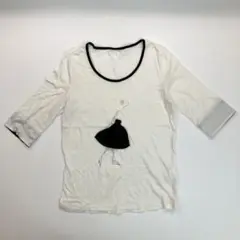 TO BE CHIC トゥービーシック　Tシャツ　5分袖　M 白