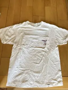 カリフォルニア工務店　ホワイト Tシャツ Mサイズ ポケット付き