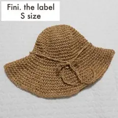 Fini. the label ストローハット S ナチュラル