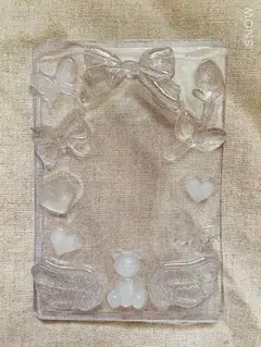 トレカケース デコ レジン ハンドメイド 韓国 BTS ラメ くま リボン