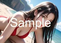 A4サイズアートポスター 1点もの 美女ポスター最高品質 D-S-63