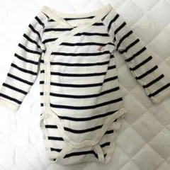 プチバトー PETITBATEAU 長袖あわせボディ 60cm