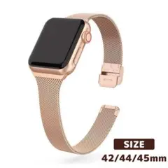 Apple Watch ベルト メタル バンド レディース【78-6】