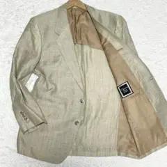 Christian Dior テーラードジャケット リネン混 羽織り CD柄