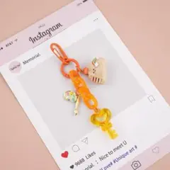 カラフルキーホルダー　4つセット