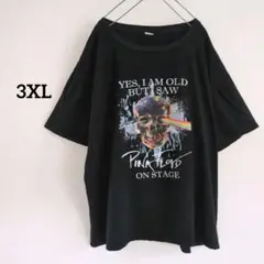 ロックバンド Tシャツ 半袖 グラフィック ビッグロゴ 黒 3XL