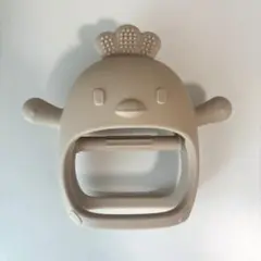 シリコン　かみかみチキン　歯固め　赤ちゃん　ベージュ