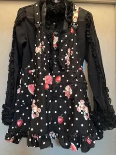 アンジェリックプリティ うさぎ ドット sweets サロペットスカート